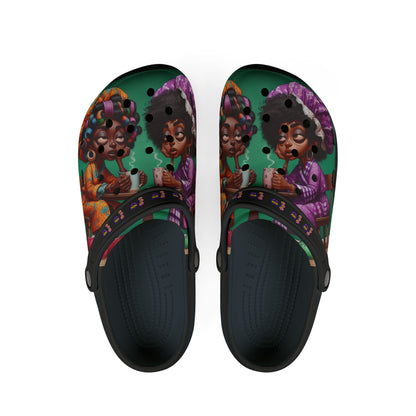 Monday Vibes EVA Foam Rubber Shoes (AOP) #MV5