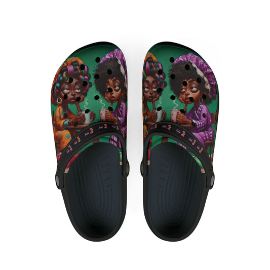 Monday Vibes EVA Foam Rubber Shoes (AOP) #MV5