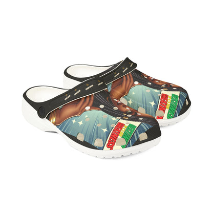 Destined For Greatness EVA Foam Rubber Shoes (AOP) #9U