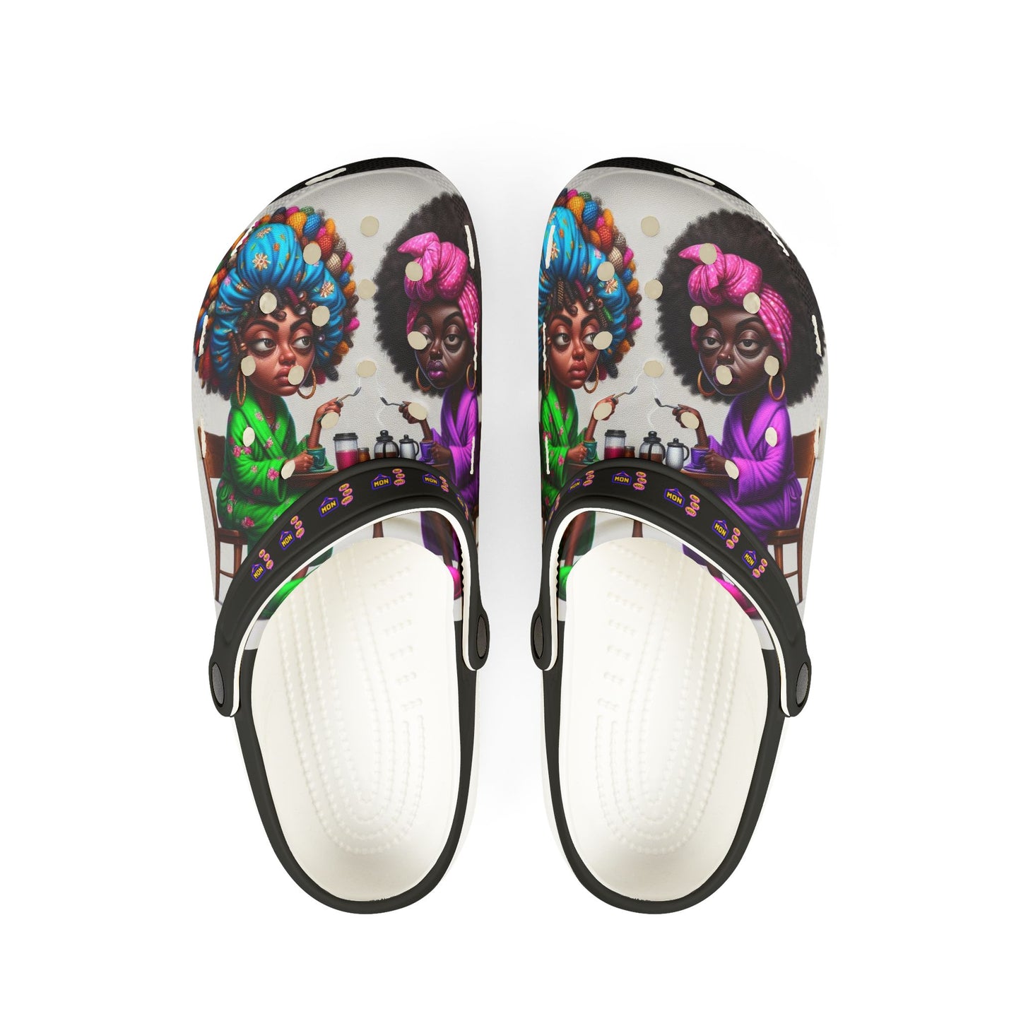 Monday Vibes EVA Foam Rubber Shoes (AOP) #MV7