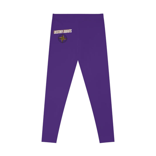 Destined For Greatness Stretchy Leggings (AOP) #D.4
