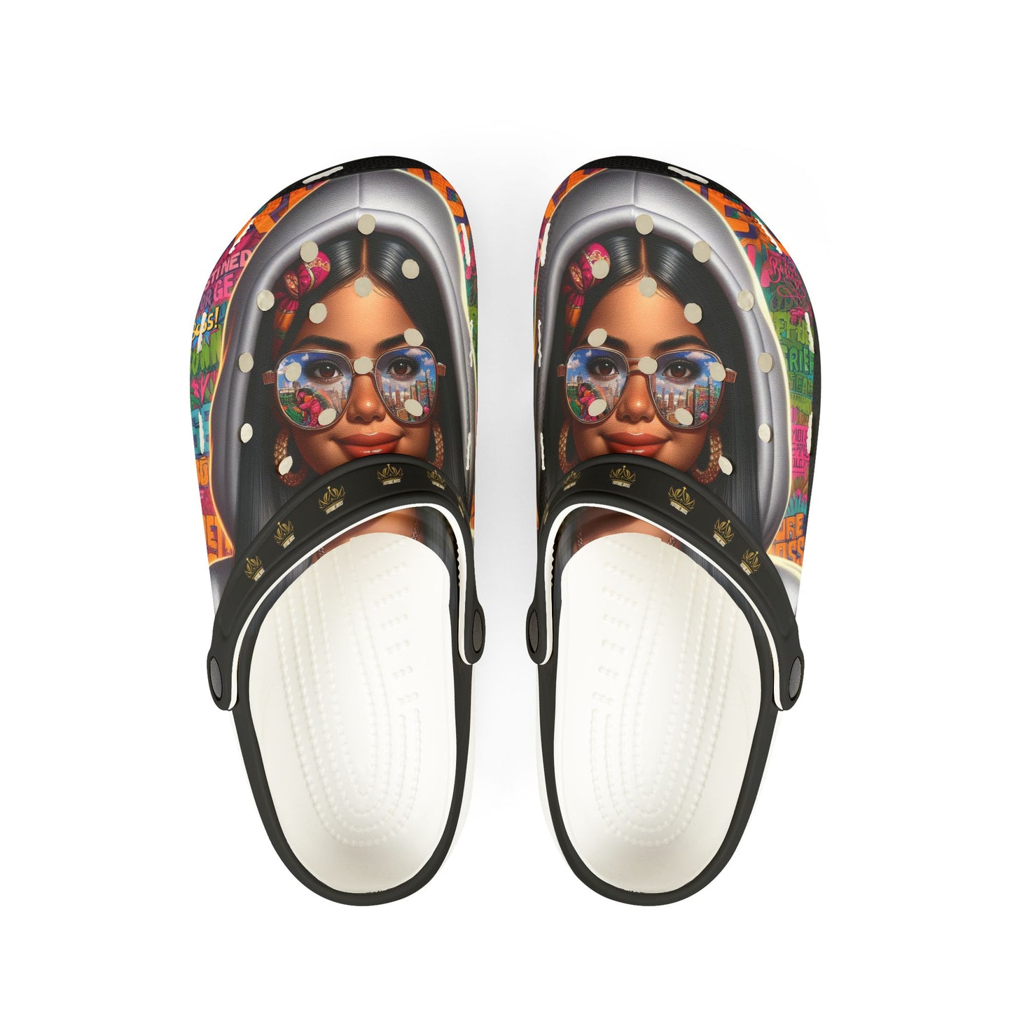 Future Boss EVA Foam Rubber Shoes (AOP) #55U