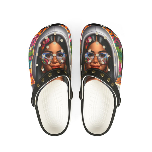 Future Boss EVA Foam Rubber Shoes (AOP) #55U