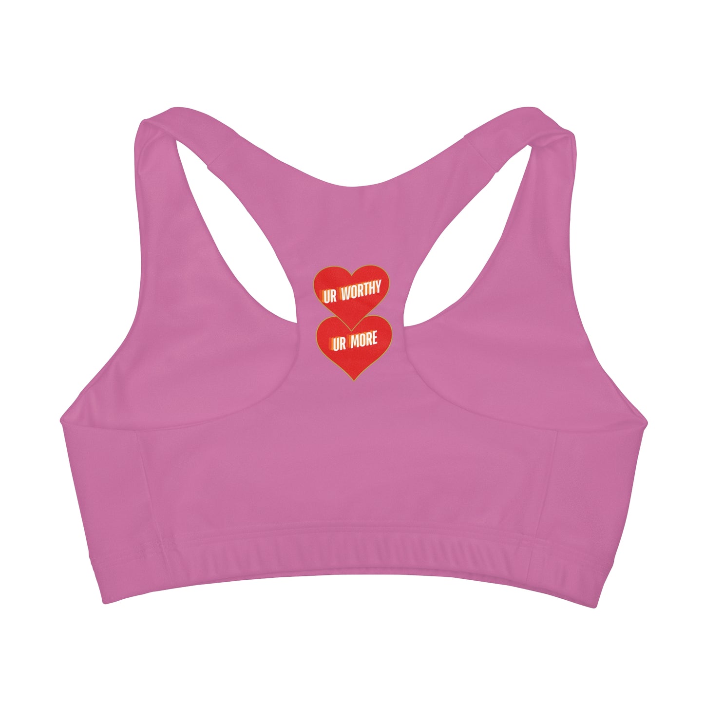 UR Worthy-UR More Girls' Double Lined Seamless Sports Bra (AOP) #15