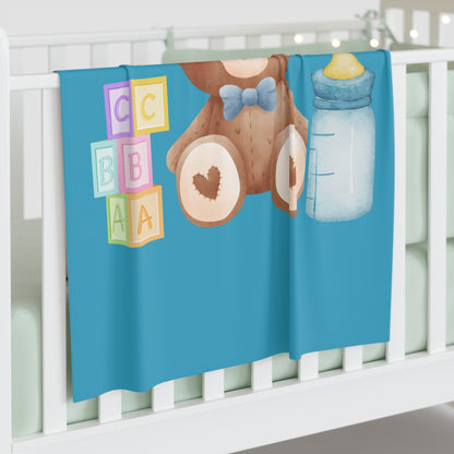 Teddy Bear Baby Swaddle Blanket #TB1