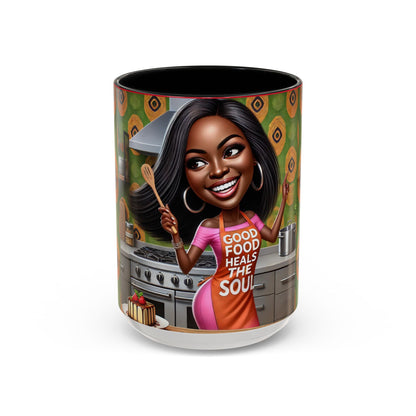 Soulful Bites and Kitchen Delights Accent Coffee Mug (11, 15oz) #SBKD1
