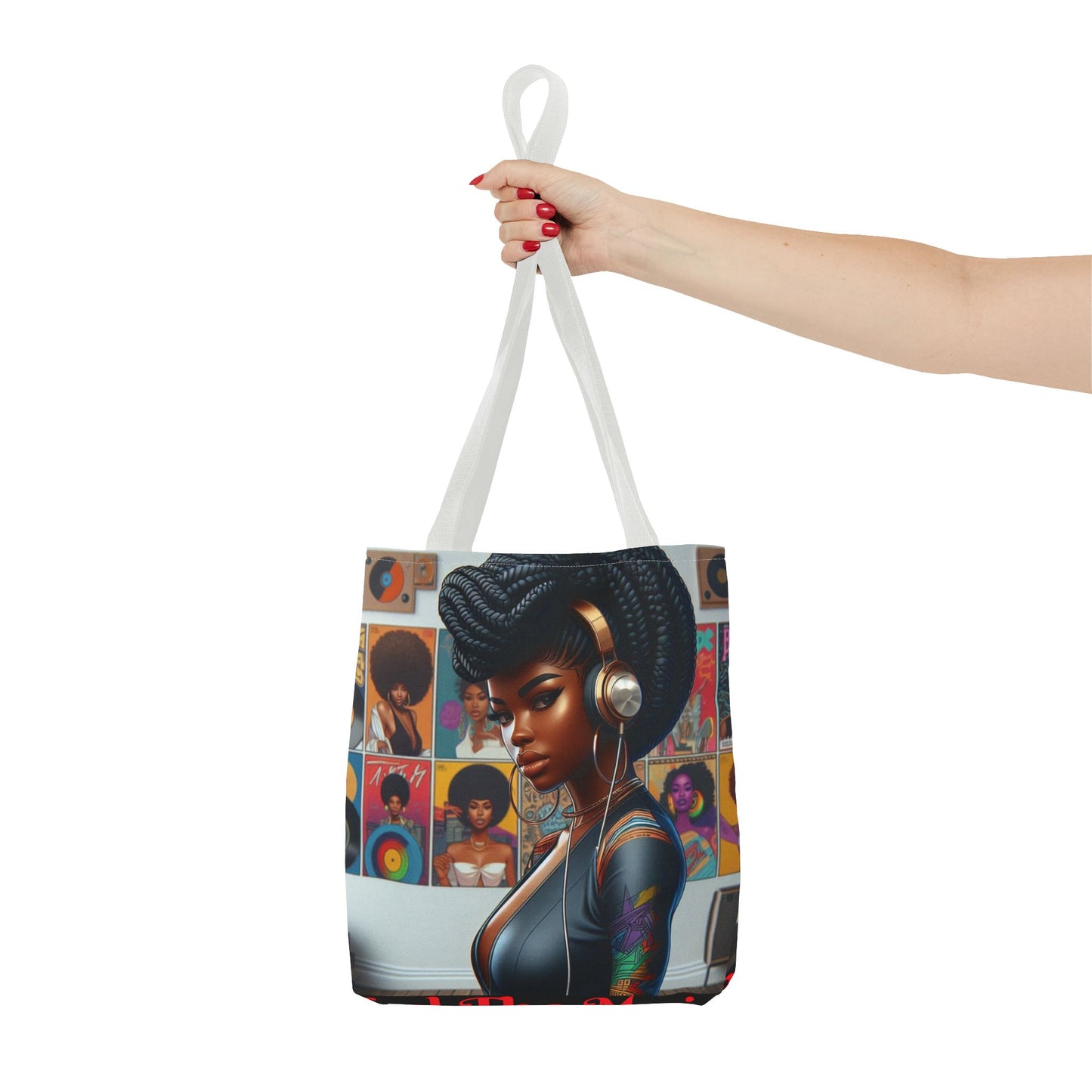 Feel The Music Tote Bag (AOP) #FM8
