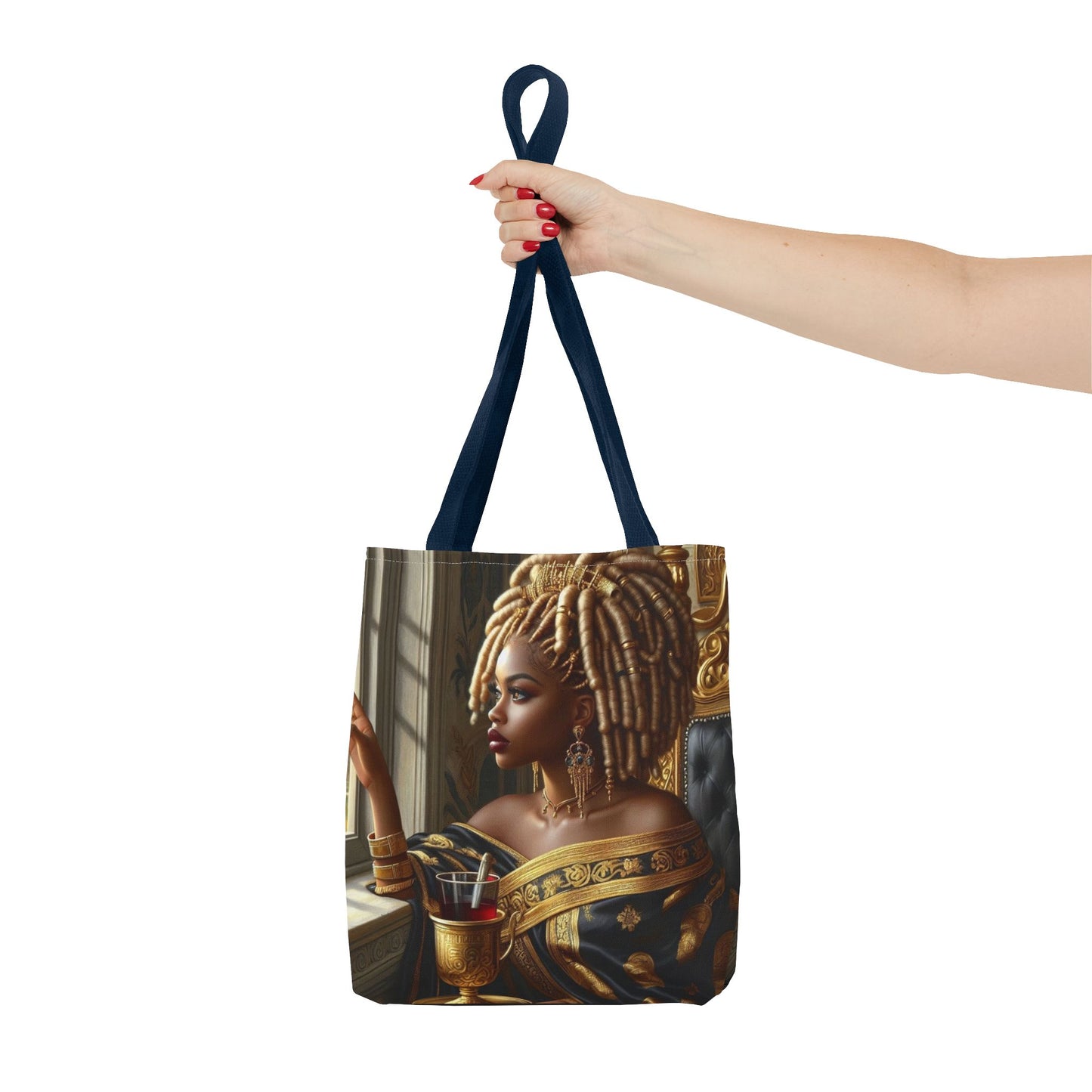 Sitting Queen Tote Bag (AOP) #T6