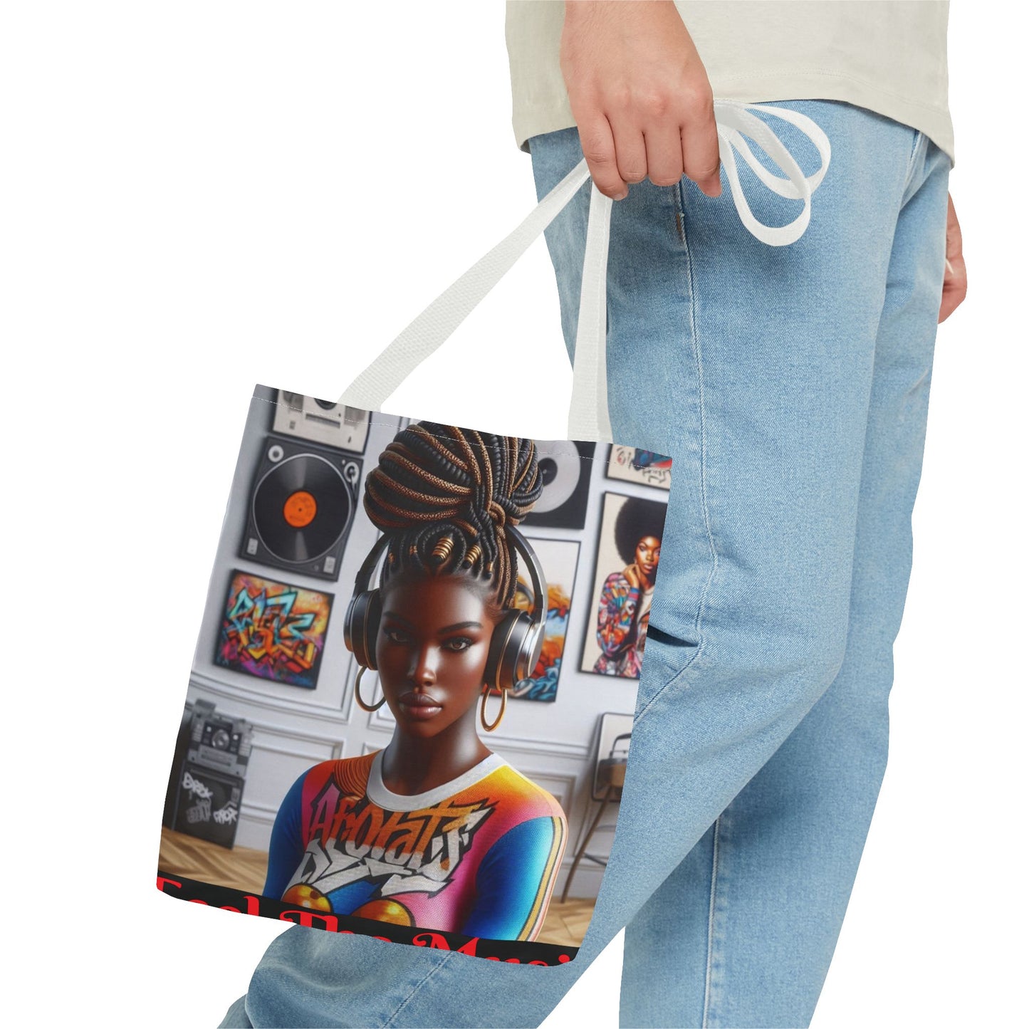 Feel The Music Tote Bag (AOP) #FM17