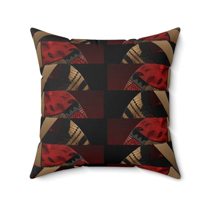 Dual Faced Spun Polyester Square Pillow #DF1