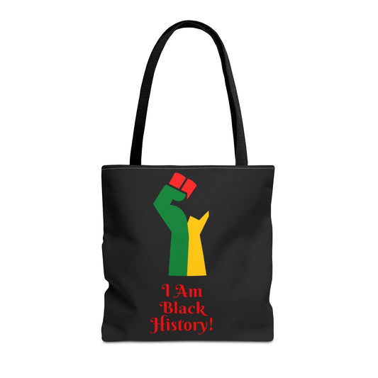 Empowering Black History Tote Bag - "I Am Black History!"