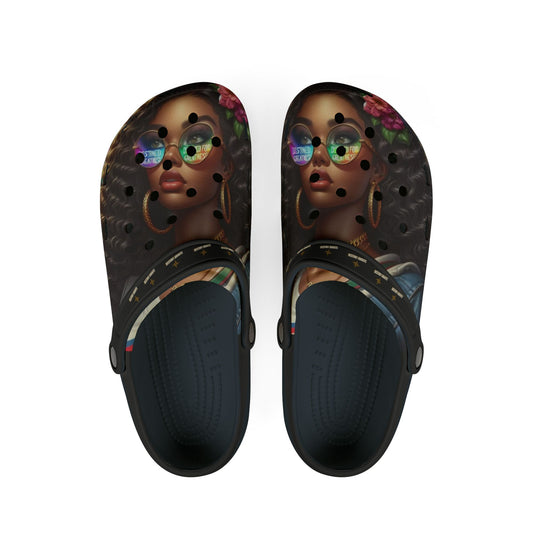 Destined For Greatness EVA Foam Rubber Shoes (AOP) #33U