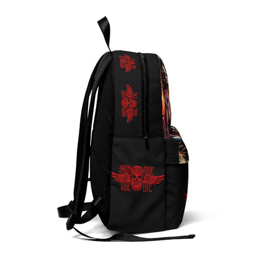 Born To Ride Unisex Classic Backpack #13M