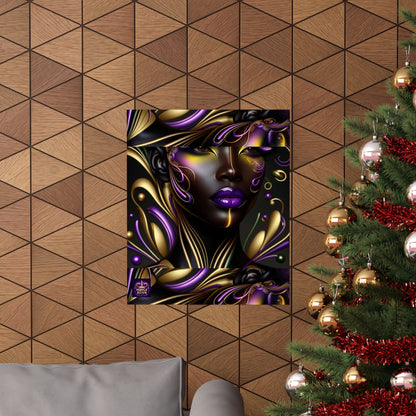 Purrple Reign Matte Vertical Posters #PR7