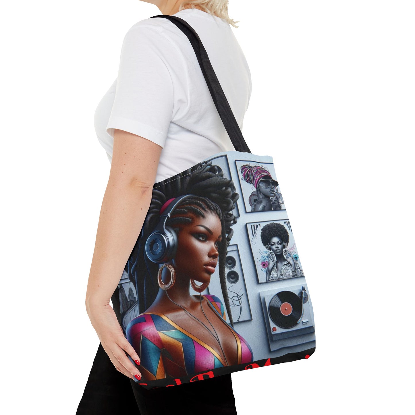 Feel The Music Tote Bag (AOP) #FM12