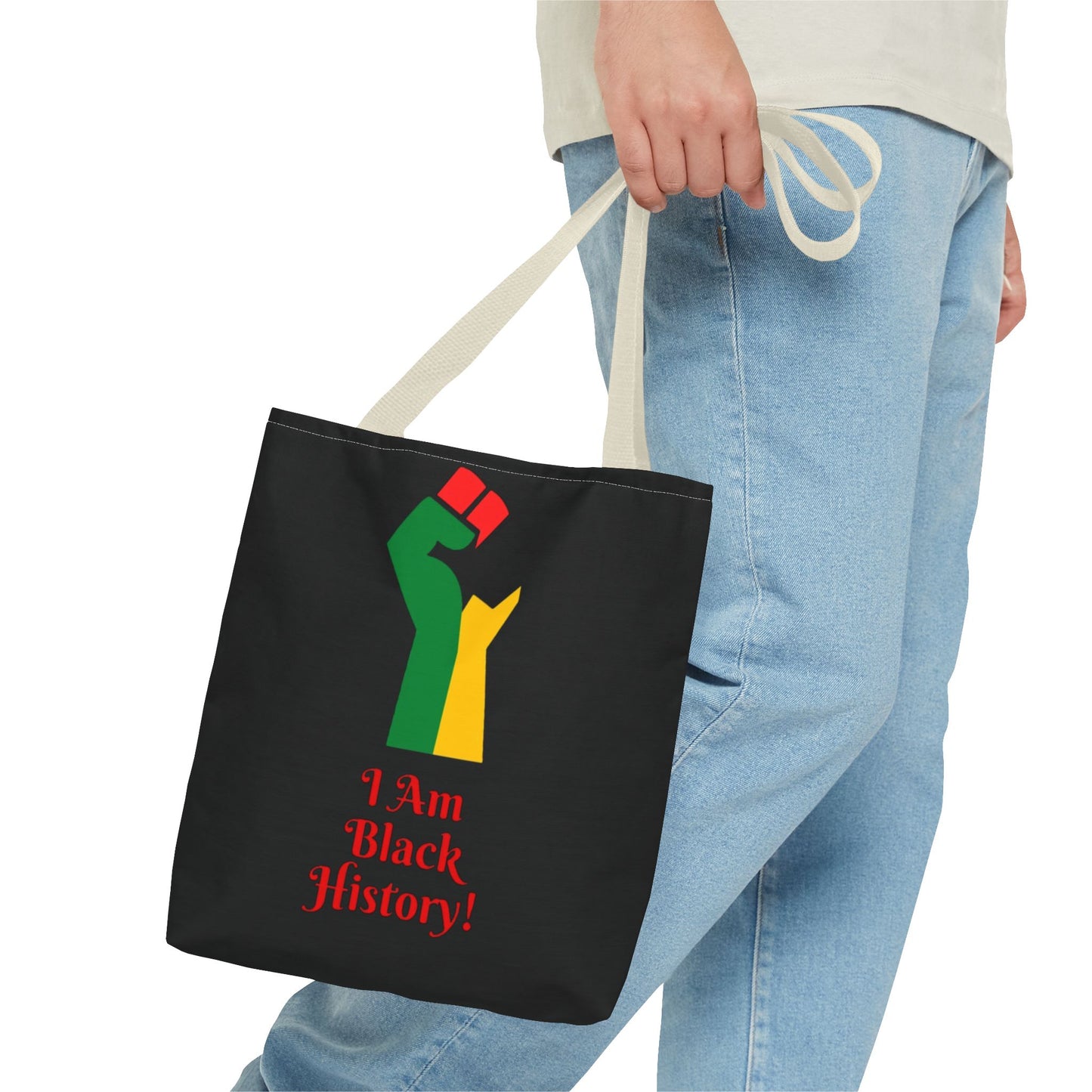 Empowering Black History Tote Bag - "I Am Black History!"