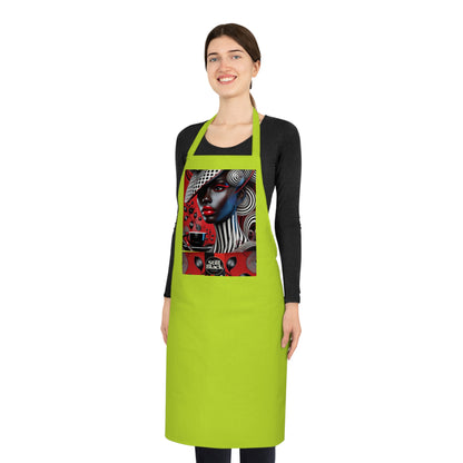 Still Black Cotton Apron #SB9