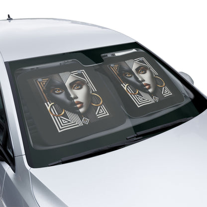 Abstract Beauty Copy of Harlem in the Night Car Sun Shades #AB1