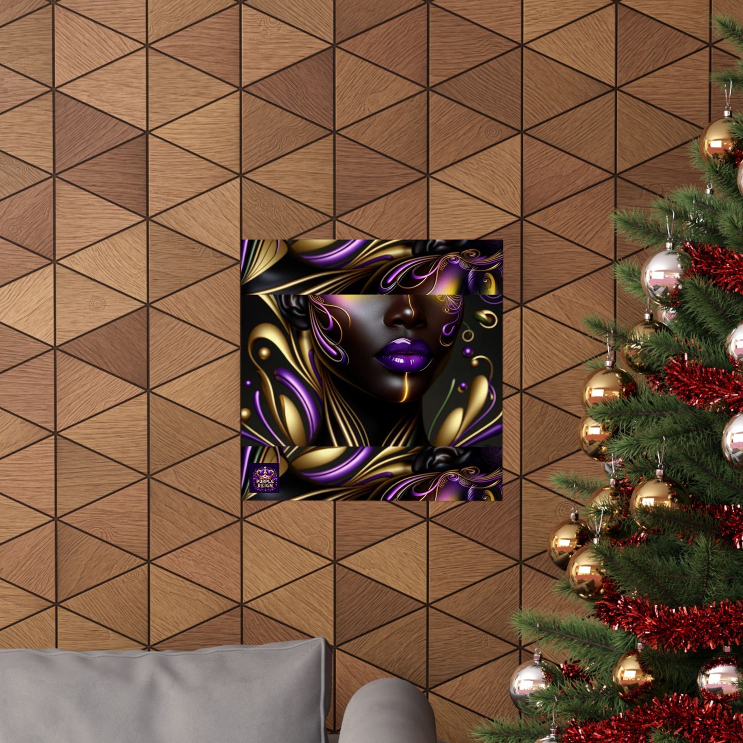 Purrple Reign Matte Vertical Posters #PR7