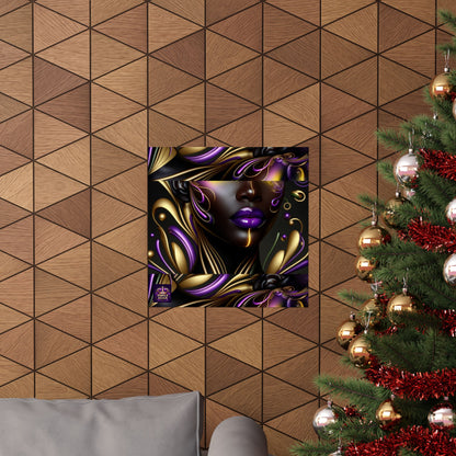 Purrple Reign Matte Vertical Posters #PR7