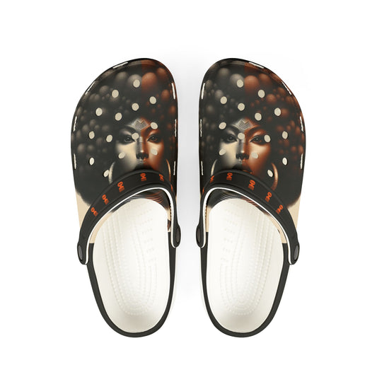 Afro Power EVA Foam Rubber Shoes (AOP) #AP5