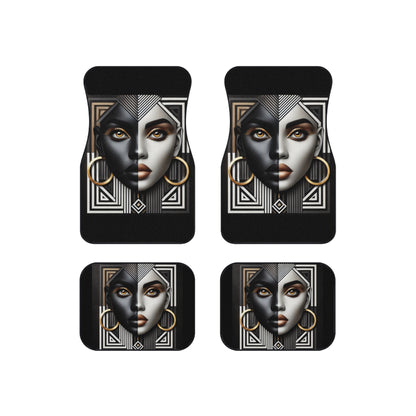 Abstract Beauty Car Mats (Set of 4) #AB1