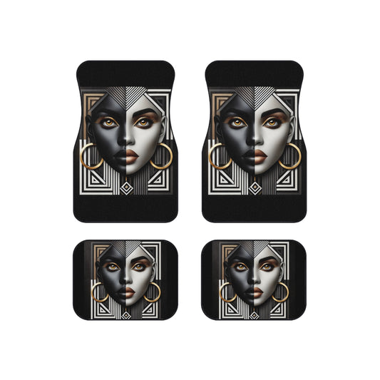Abstract Beauty Car Mats (Set of 4) #AB1