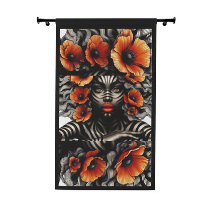 Zebra Fantasy Window Curtains (1 Piece) #ZF33