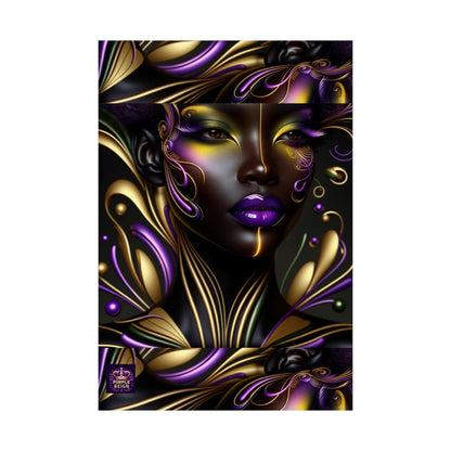 Purrple Reign Matte Vertical Posters #PR7