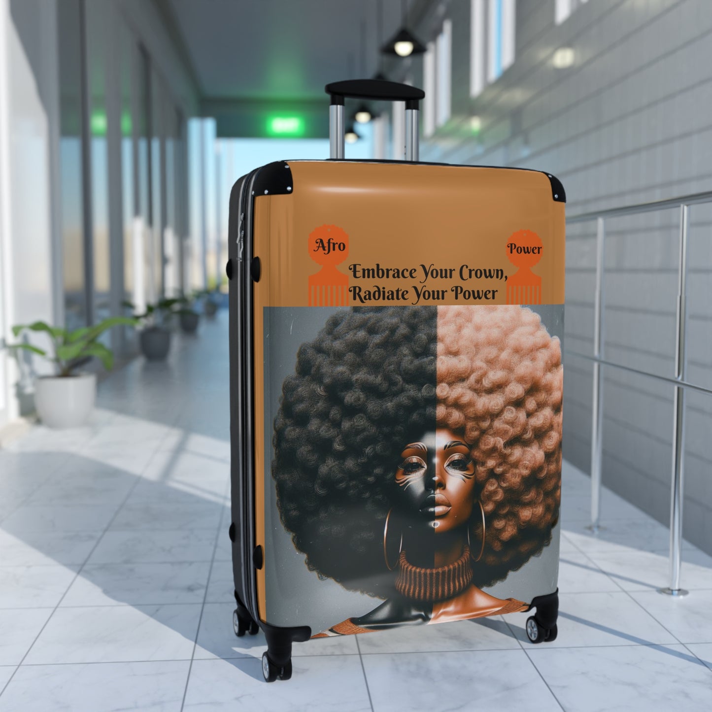 Afro Power Suitcases #AP6