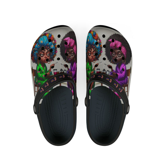 Monday Vibes EVA Foam Rubber Shoes (AOP) #MV7