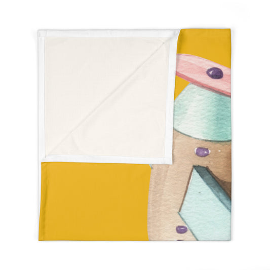 Train Baby Swaddle Blanket #TR1