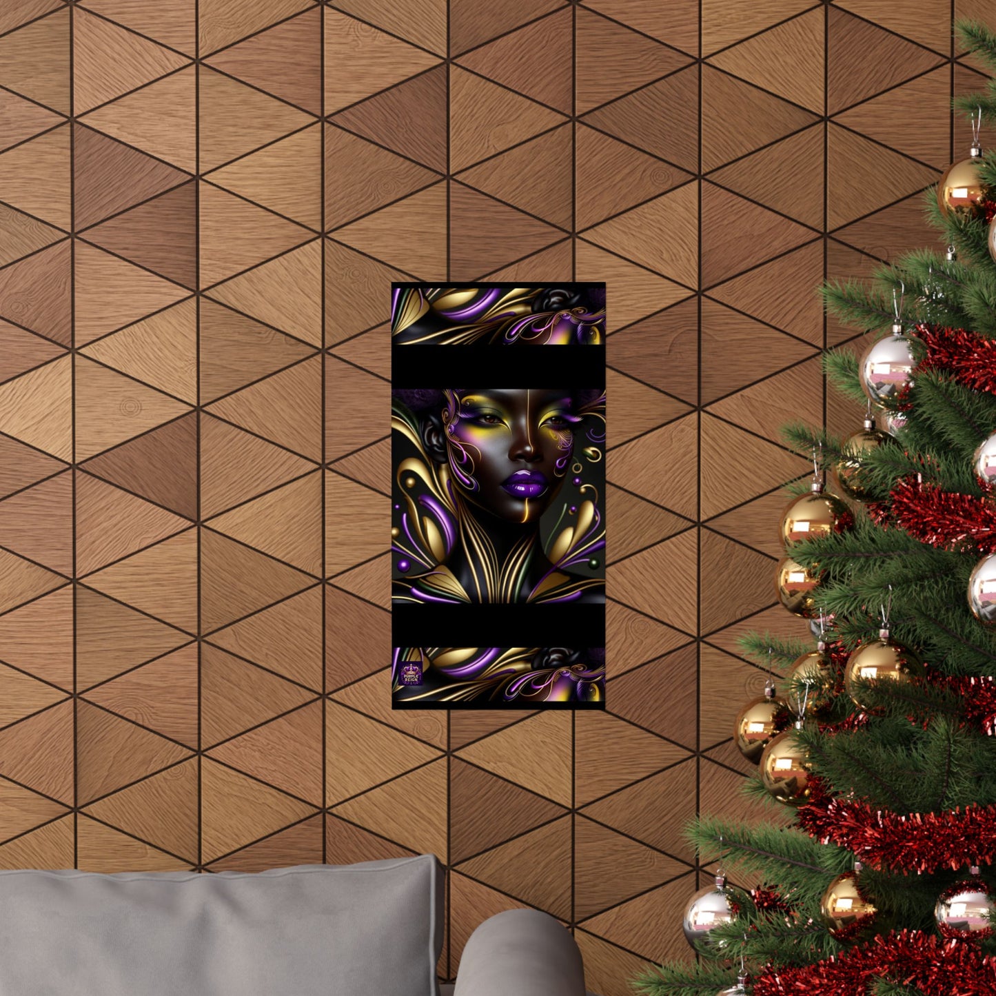Purrple Reign Matte Vertical Posters #PR7