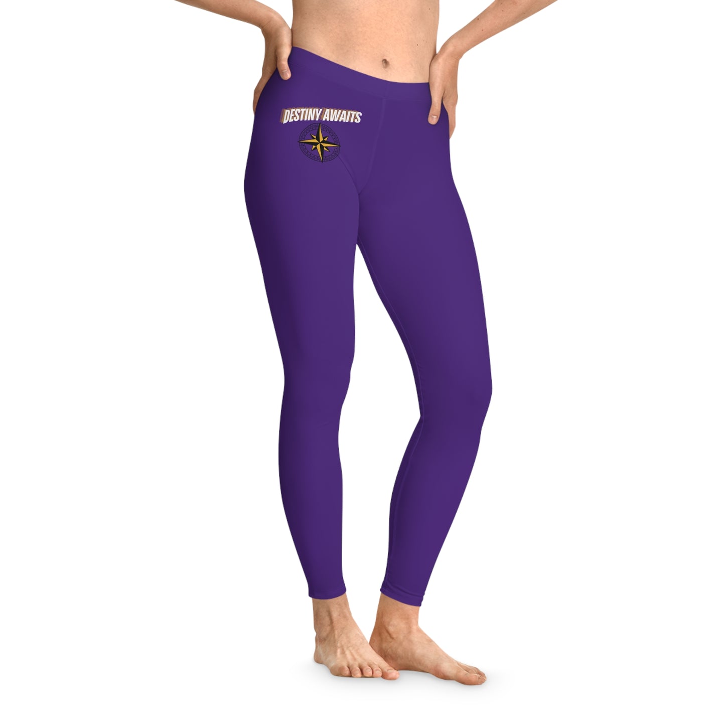 Destined For Greatness Stretchy Leggings (AOP) #D.4
