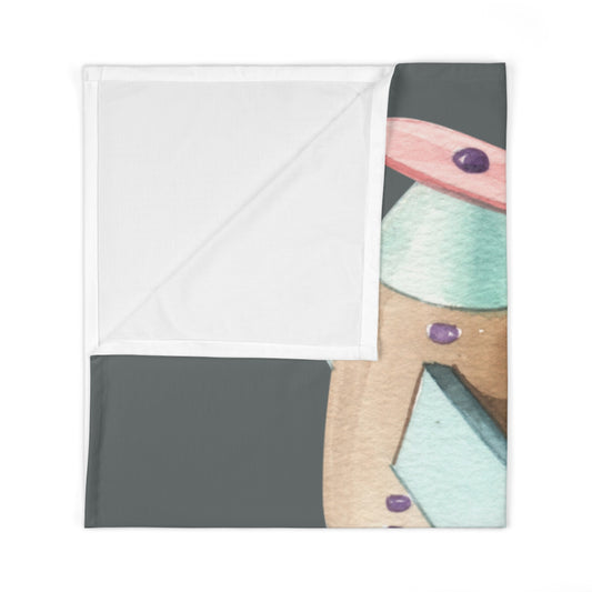 Train Baby Swaddle Blanket #TR1