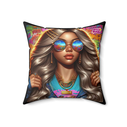 Future Boss Square Pillow #35