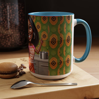 Soulful Bites and Kitchen Delights Accent Coffee Mug (11, 15oz) #SBKD1
