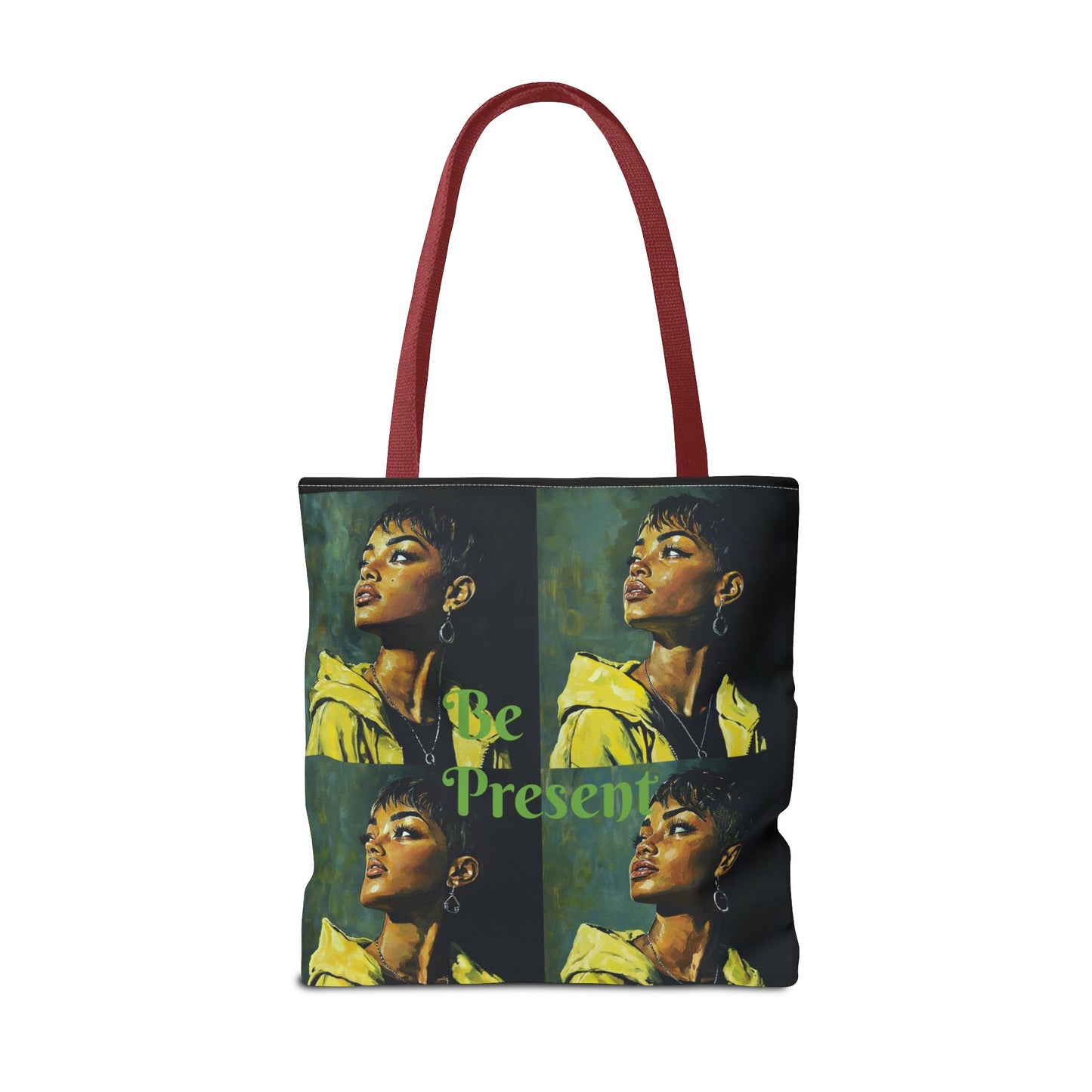 Be Present Tote Bag (AOP) #T13