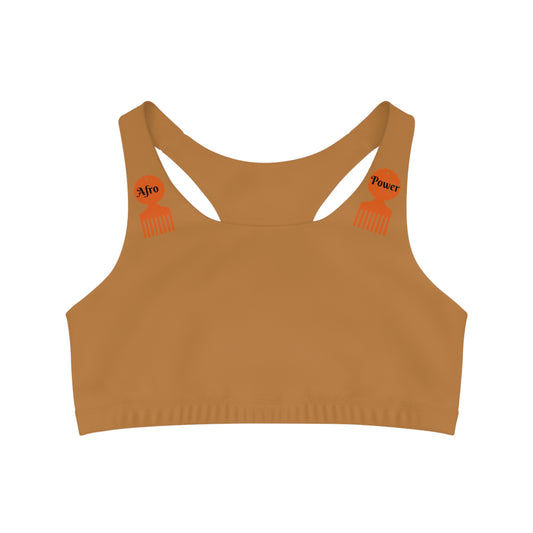 Afro Power Seamless Sports Bra (AOP) #AP1