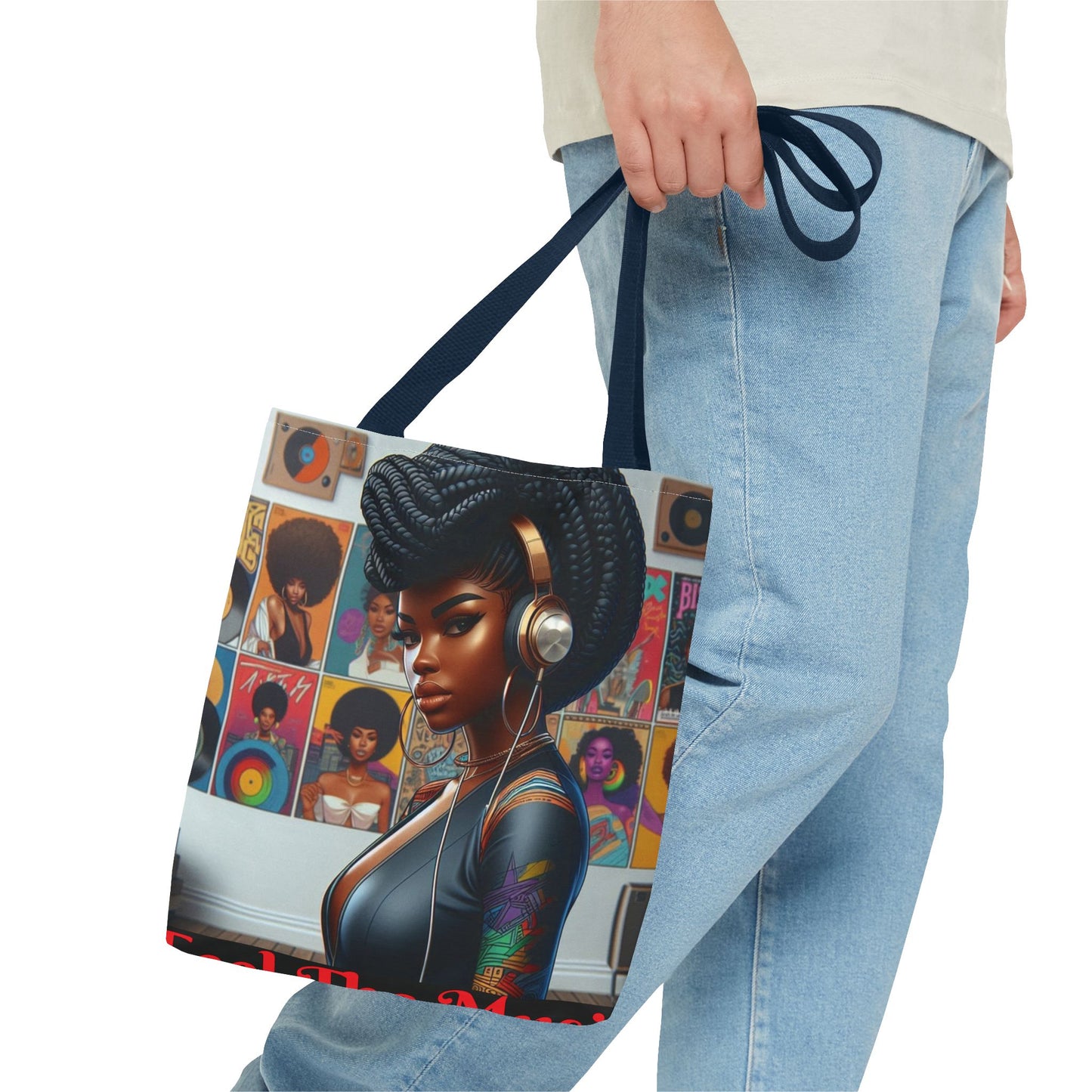 Feel The Music Tote Bag (AOP) #FM8
