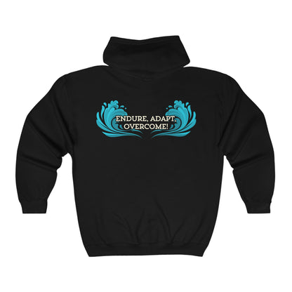 Life is Wavy Unisex Heavy Blend™ Full Zip Hooded Sweatshirt #LW2