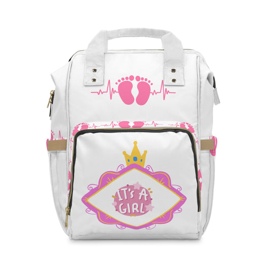 It's A Girl Multifunctional Diaper Backpack #IAG2