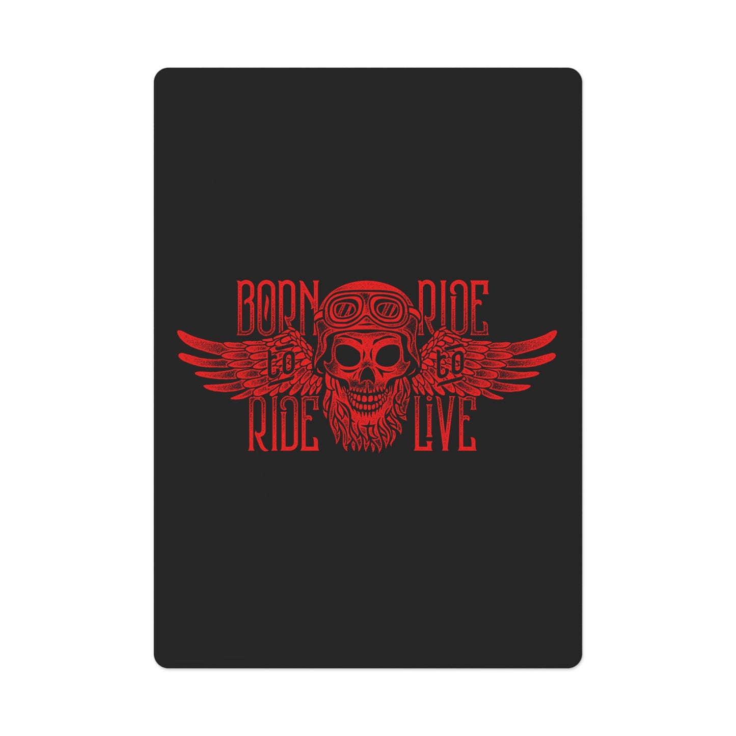 Born To Ride Poker Cards #13M