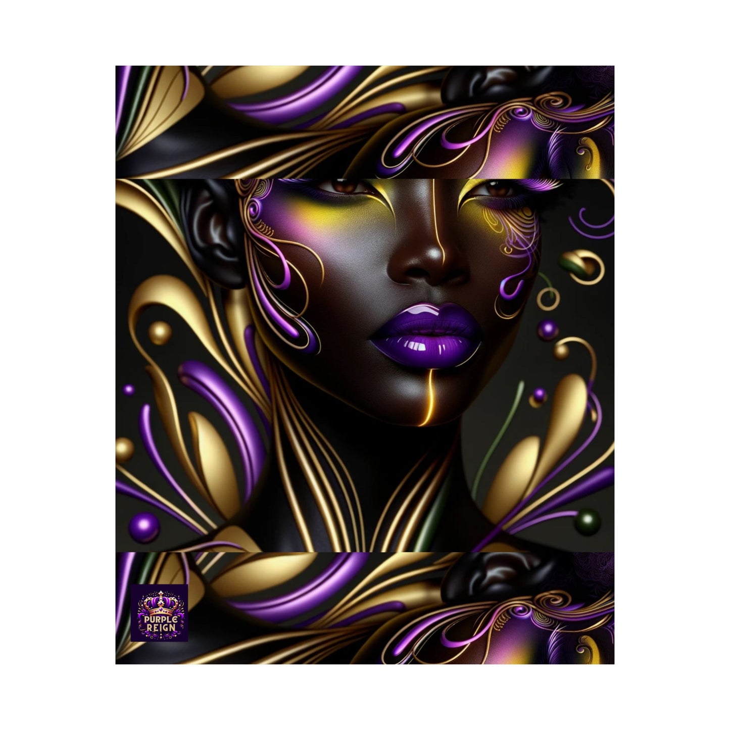 Purrple Reign Matte Vertical Posters #PR7