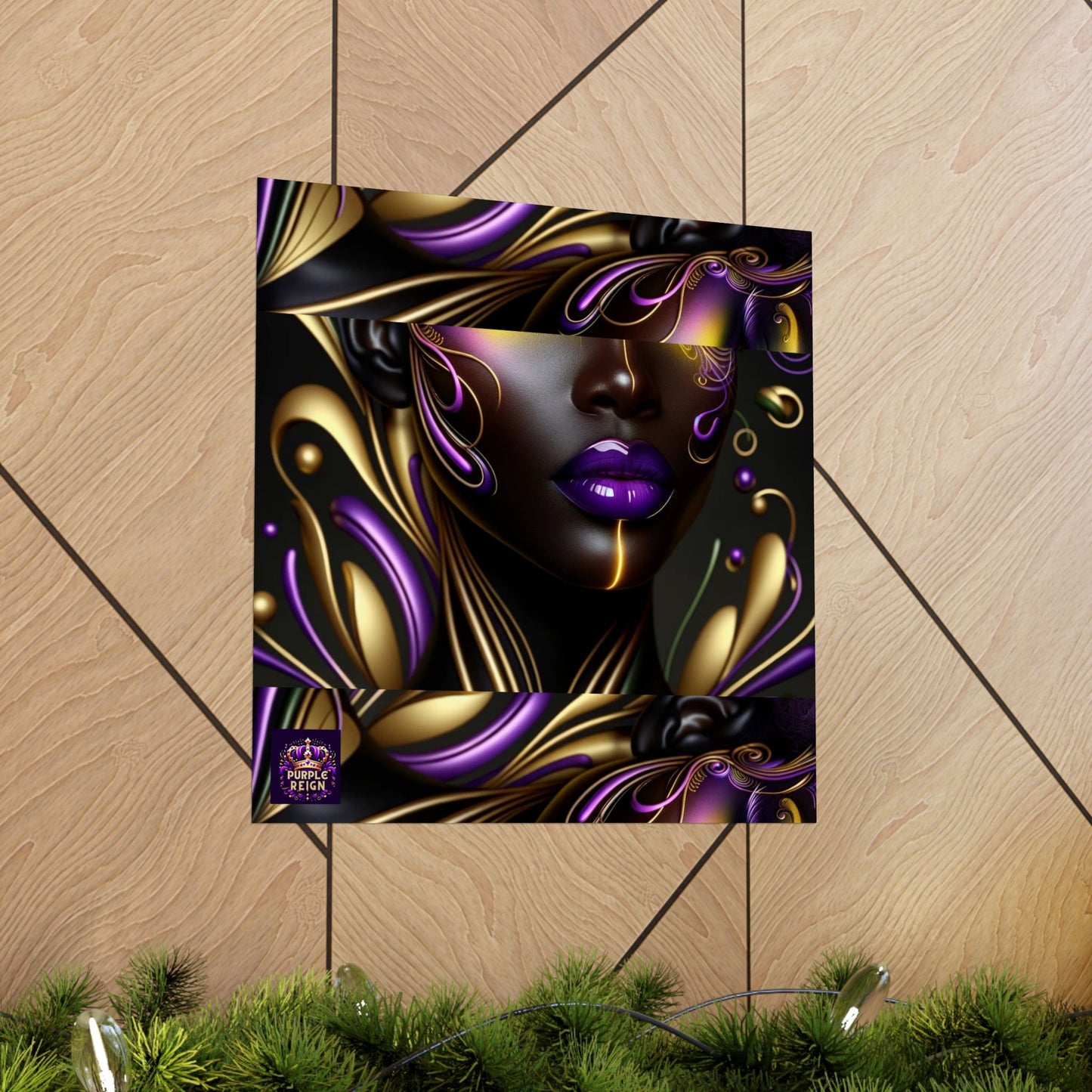 Purrple Reign Matte Vertical Posters #PR7