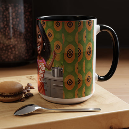 Soulful Bites and Kitchen Delights Accent Coffee Mug (11, 15oz) #SBKD1