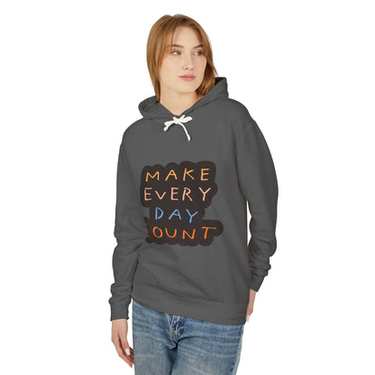 Affirmations Unisex Lightweight Hooded Sweatshirt #AU1