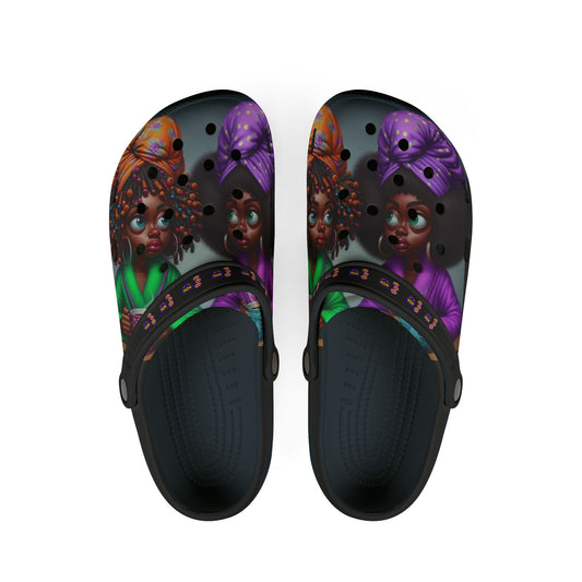 Monday Vibes EVA Foam Rubber Shoes (AOP) #MV1