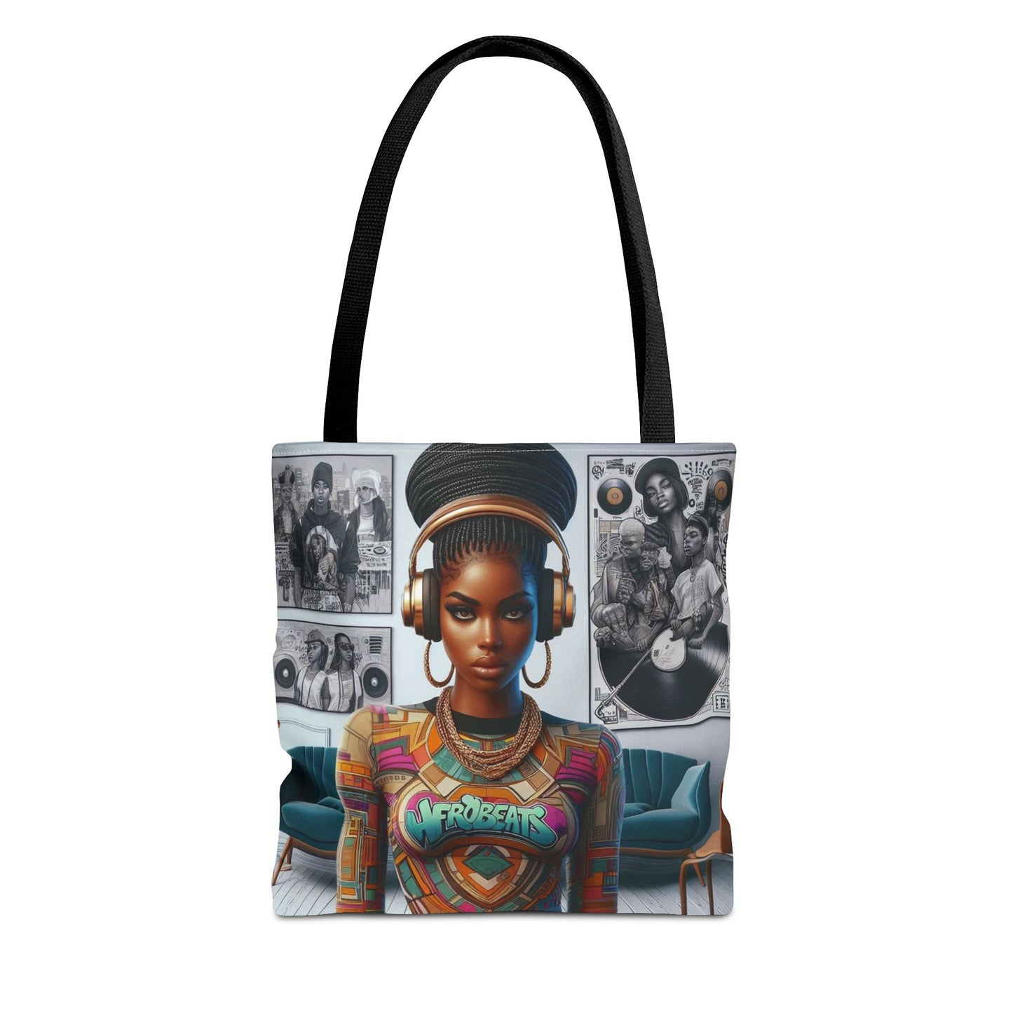 Feel The Music Tote Bag (AOP) #FM13