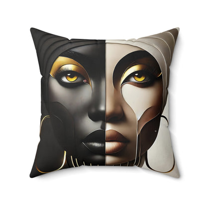 Duality Spun Polyester Square Pillow #DLTY1